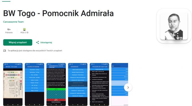 Aplikacja pomocnik admirała!